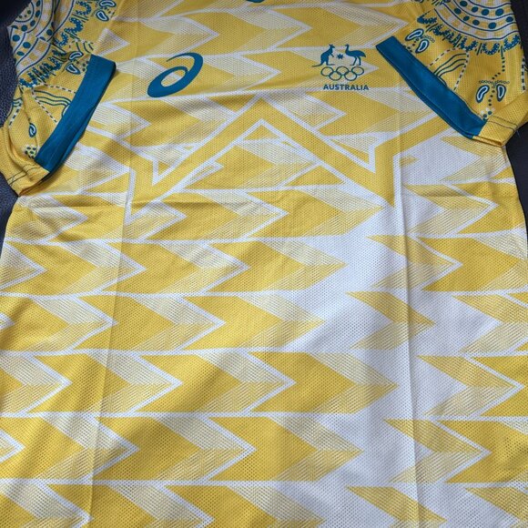 AUSTRALIA National Team Soccer JERSEY Sz Men's M,L,XL or 2XL NWT by Asics - Picture 4 of 6
